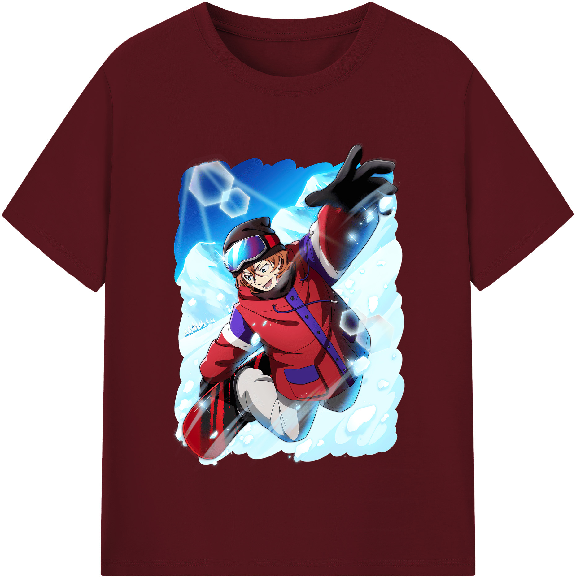 （画像用） 文豪ストレイドッグス Bungo Stray Dogs 綿100％半袖Tシャツ（フロントプリント）